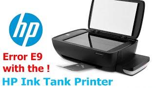 Printer HP Ink Tank 315, 415 atau sejenisnya, Error E9 dengan ! dan bagaimana mengatasi masalah ini