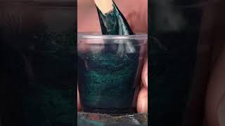 Our Green Dragon Pearl Powder #mixing #mixingvideo #resin #epoxyresin #shorts #micapowder