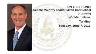 WV Senate - Majority Leader Carmichael Discusses Budget on WV MetroNews Talkline