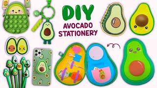 6 DIY - AVOCADO STATIONERY IDEAS - Keychain - Organizer - Pen Decor and more...