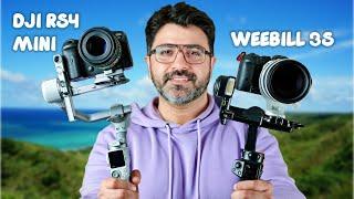 DJI RS4 Mini vs Zhiyun WEEBILL 3S - Best Camera Gimbal?