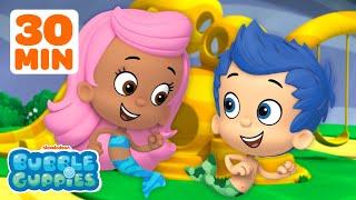 Molly & Gil Play Together for 30 Minutes Straight!  | Bubble Guppies | Nick Jr.