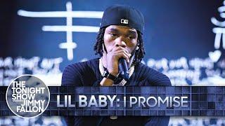 Lil Baby: I Promise | The Tonight Show Starring Jimmy Fallon