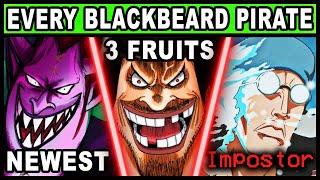 All 16 Blackbeard Pirates and Their Powers Explained! (One Piece Every Blackbeard Pirate)