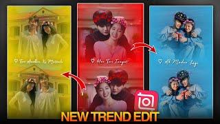 New Instagram Trending Reels Video Editing | New Inshot lyrics Status video Editing