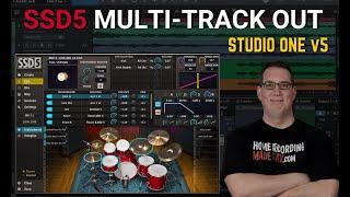 Slate SSD5 Multi-Track Out in Studio One