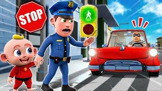 TRaffic Safety Rules Song  | Child Safety Rules on the Road | More Nursery Rhymes & Kids Song