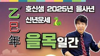 호신샘 2025년 을사년 신년운세  을목일간