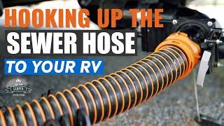First Time Camper Series - Episode 7: How To Hook Up Your Sewer Hose