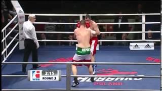 Christian Demaj (Red Gloves) Vs Krzystof Kowalski (White Gloves) WSB 91kg 21.02.2014 Poland