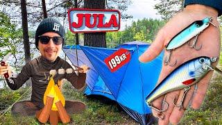 Trying Jula´s Cheapest Tent & Fishing with the New Hi-Lo ️