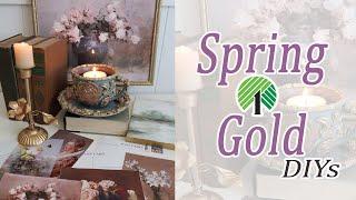 NEW! SPRING GOLD DOLLAR TREE DIYs