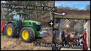 Forstmulchen aufm Lost Place | Schrauben an Mr. Moto's 844 | Arbeitsscheinwerfer am Amarok | VLOG 55