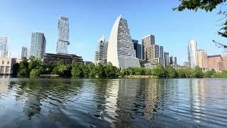 Austin, Texas 2024- Lady Bird Lake Trail- View of Block 185