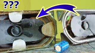 how to fix a torn speaker surround - TV speaker cone - bluetooth, mid bass speaker