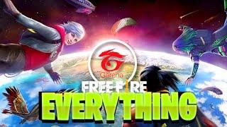 EVERYTHING IN FREE FIRE GUNS AND EQUIPMENTS LIST || RJ ROCK