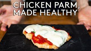 Chicken Parm Made Healthy And Juicy.