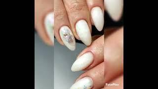 ракушка в дизайне. shell in manicure design. correction of work  #manicure #nails