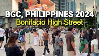 BGC, PHILIPPINES! | 2024 Walking Tour at Bonifacio High Street, Taguig City, Metro Manila