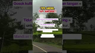 Tips aneh tapi ampuh #infosehat #kesehatan #tipskesehatan