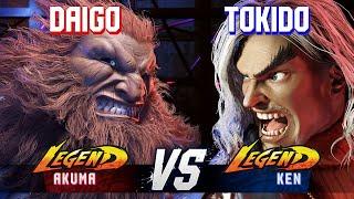 SF6 ▰ DAIGO (Akuma) vs TOKIDO (Ken) ▰ High Level Gameplay