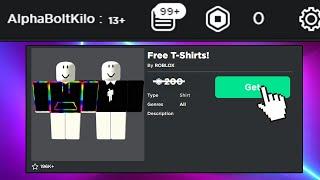 HOW TO GET ANY FREE CLOTHES ON ROBLOX WITHOUT ROBUX! HOW TO GET FREE SHIRTS ON ROBLOX 2021