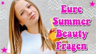 ICH BEANTWORTE EURE SOMMER BEAUTY FRAGEN ️️HAARE, MAKE-UP, SCHMUCK… | HEY ISI