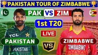 Pakistan vs Zimbabwe, 1st T20 | PAK vs ZIM 1st T20 Match Live Score & Commentary Ptv Sports Live