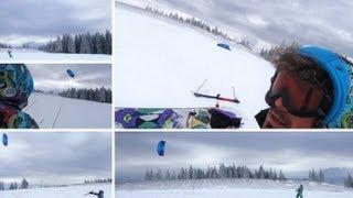 Snowkiting on Rogla - Autumn 2010 - Video