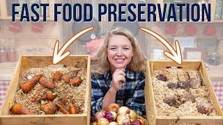 The FASTEST Way to Preserve a Years' Worth Of Food