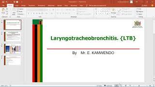 croup or laryngotracheobronchitis