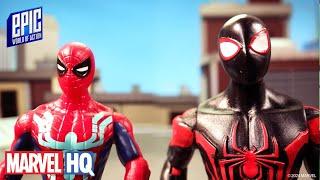 Miles Morales et Spider-Man contre le Symbiote Vert | Hasbro’s Epic Marvel Ep 2