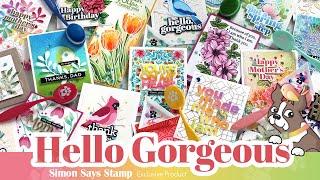 Hello Gorgeous Collection Walk-through and Reveal by Simon Says Stamp