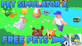 PET SIMULATOR FREE PETS LIVE / COME JOIN FOR FREE HEAVEN ISLAND PETS!