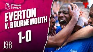 Highlights & Goals | Everton v. Bournemouth 1-0 | Premier League | Telemundo Deportes