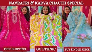 Navratri & Karva Chauth Special Sale | Free Shipping | Buy Single Piece