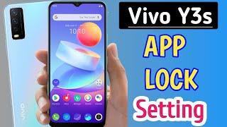 How to set app lock in vivo y3s/vivo y3s me app lock kaise kare/vivo app lock setting