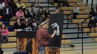 Speed Painting - Oswego High School Talent Show Winner