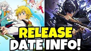 7 DEADLY SINS: ORIGIN & SOLO LEVELING: ARISE RELEASE DATE INFO!!!