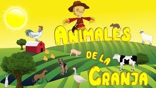 Animales de la granja para niños Aprende los nombres y sonidos | Videos educativos