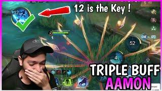 12 Blades Burst on New Buff Aamon |  Aamon Gameplay | MLBB