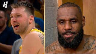 LeBron James on Luka Doncic's Ejection & Loss vs OKC Thunder, Full Postgame Interview