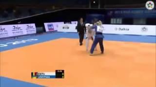 CHITU, Andreea (ROU)-LEVYTSKA, Tetiana (UKR) -52 kg.IJF Grand Prix Jeju 2013