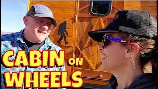 Cabin on Wheels: Super Cozy Lightweight Truck Camper Made Of Wood