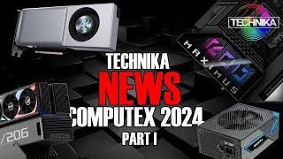 Technika NEWS - COMPUTEX 2024 Asus Curved Aio, MSI Project 0, Gigabyte Ai TOP, Camm2 uvm.