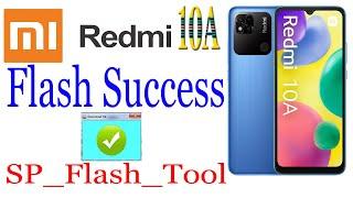Mi Redmi 10A Flash With SP_Flash_Tool