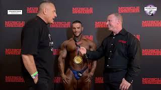 Muscle Insider with Giuseppe Christian Zagarella and Coach Mauro Sassi at the 2024 Toronto Pro