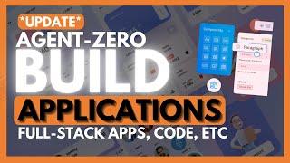 Agent-Zero UPDATE: Autonomous AI Agent Framework Can DO ANYTHING! (Generate Full-Stack Apps)