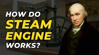 How James Watt Steam Engine Works? | Engineering Katta