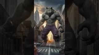 Transform into Werewolf + Hulk #ai #animation